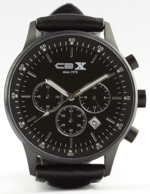 Chronograph 'CBX since 1978', mattschwarze Version